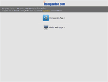 Tablet Screenshot of itemgarden.com
